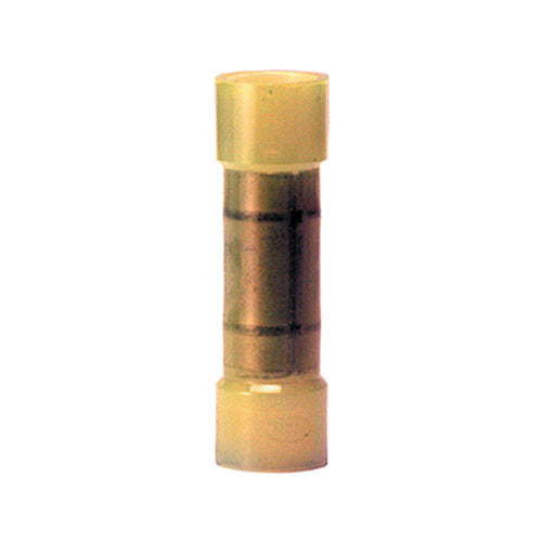 12-10 Awg Yellow Electrolytic Copper Terminal Nylon Insulated Flared Button Connector