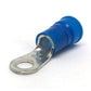 6 Gauge Nylon Insulated Ring Terminal Blue 1/4 Inch Stud