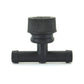 1/2 Inch Flushing Tee With Cap Black - Clearance