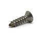 #8 x 1/2 Inch Stainless Steel Spanner Flat Head Tamper Resistant Sheet Metal Screw