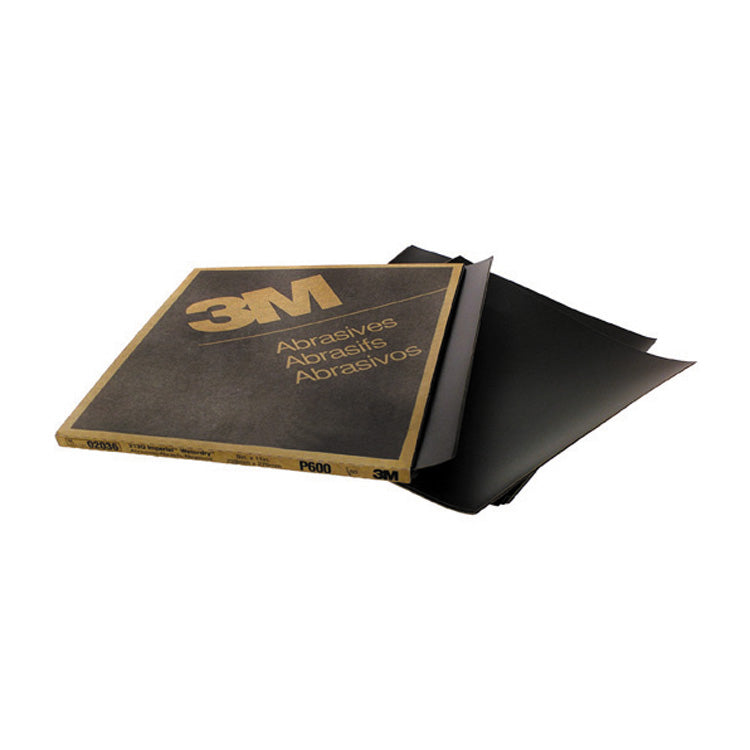 3M 9 Inch X 11 Inch P400 Imperial Wet / Dry Sand Paper Sheet