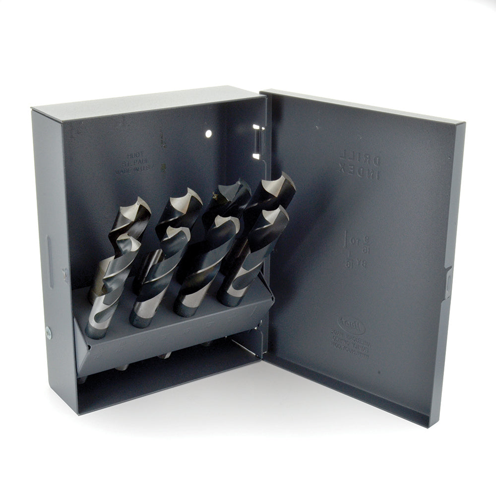 8 Piece - General Purpose Silver & Deming Drill set