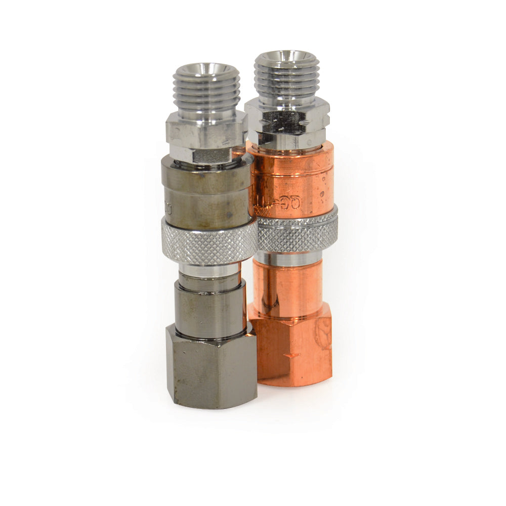 9/16 Inch-18 Quick Connector With Built-In Check Valve Hose To Torch Pair Set