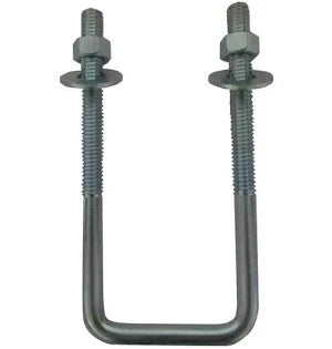 U-Bolts Zinc Plated 3/8X8X9 Square