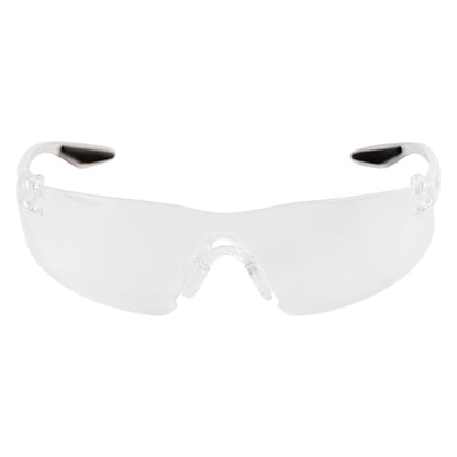 Discus Indoor/Outdoor Lens- Frosted Clear Frame Safety Glasses
