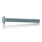 #10-24 x 5/8 Inch Coarse Zinc Plated Steel #2 Phillips Drive Round Head Machine Screw