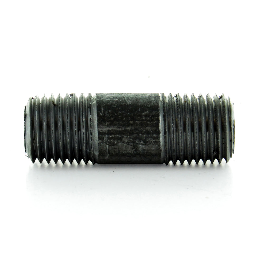 1/8"X4" Schedule 40 Male NPT Black Welded Carbon Steel Pipe Nipple USA