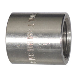 2" Schedule 80 Male NPT 316 Stainless Steel Pipe End Cap