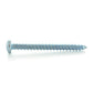 #6 x 1/2 Inch Zinc Plated Steel Pan Head Type-Ab Self-Tapping Sheet Metal Screw