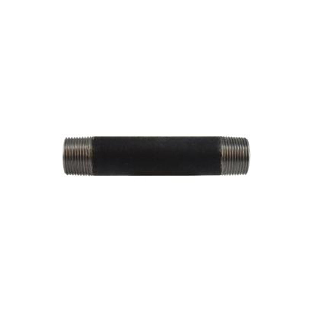 3/8" X 4-1/2" Schedule 80 Threaded Black Welded Steel Pipe Nipple