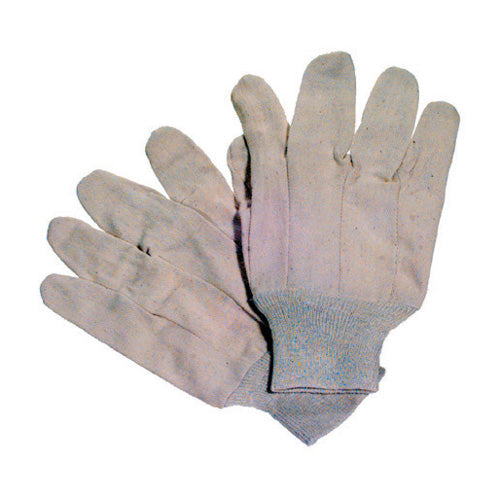 Natural 100% Cotton Standard Canvas Glove - Large