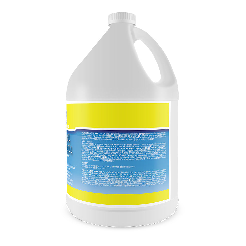Fastserv Foam Gel Oven / Grill Cleaner - 1 Gallon - Bottle