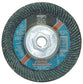 5 Inch X 5/8-11- Z Sgp Curve Steelox, 40 Grit, 3/16" Radius, Zirconia Alumina Z Flap Disc