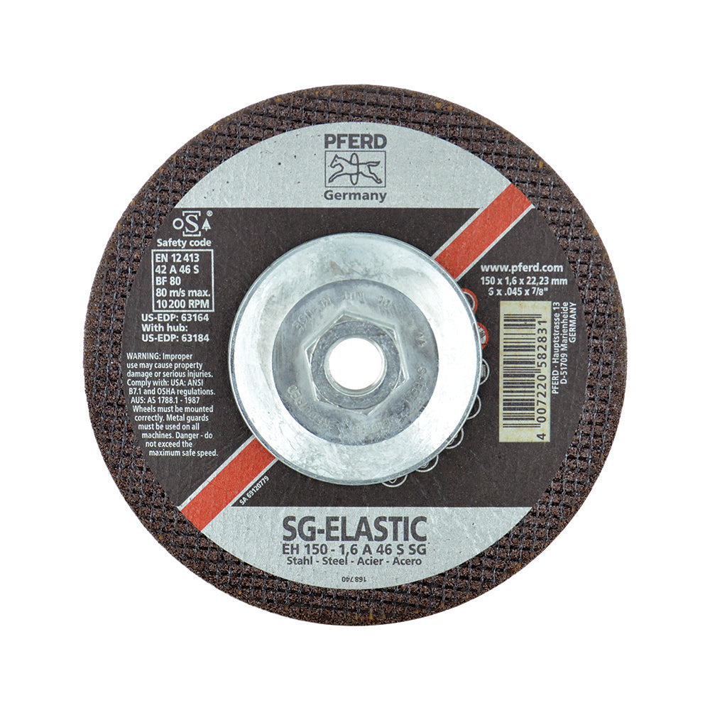 Pferd Performance Line Sg Depressed Center Type 27 Cut-Off Wheel 6 Inch X 0.045 Inch X 5/8-11 Inch