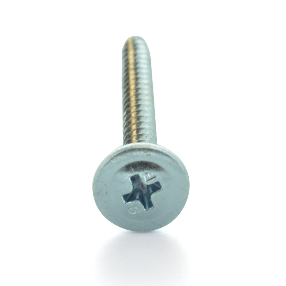 #8 x 1-5/8 Inch Needle Point #2 Phillips Drive K-Lath/Modified Truss Head Zinc Plated Steel Self-Piercing Drywall Screw