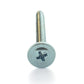 #8 x 1-5/8 Inch Needle Point #2 Phillips Drive K-Lath/Modified Truss Head Zinc Plated Steel Self-Piercing Drywall Screw
