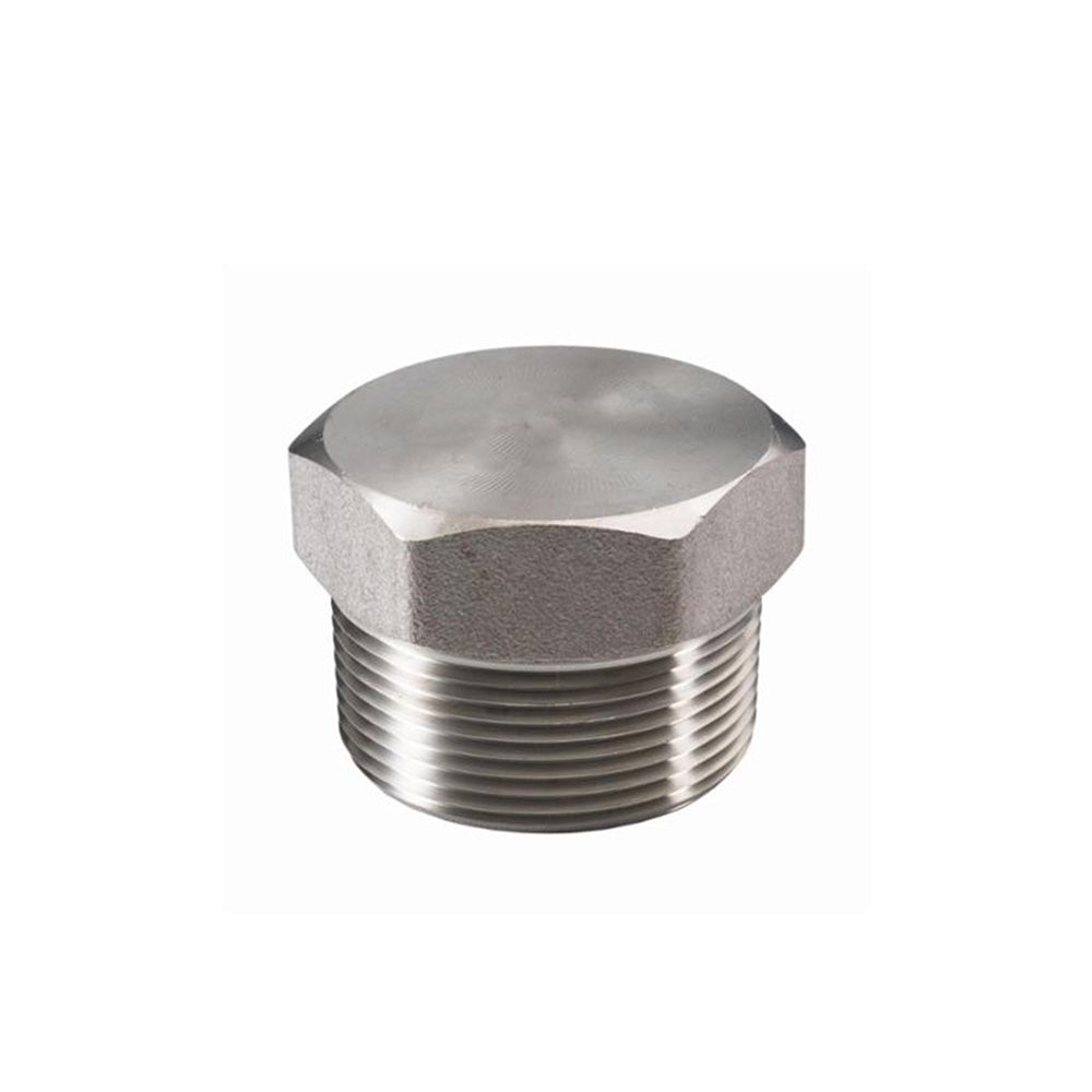 3/8" Schedule 80 Schedule Male NPT 316 Stainless Steel Hex Head Pipe Plug