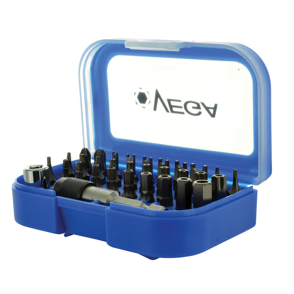 1/4 Inch Drive 32-Piece Tamper Driver Bit Set