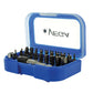 1/4 Inch Drive 32-Piece Tamper Driver Bit Set