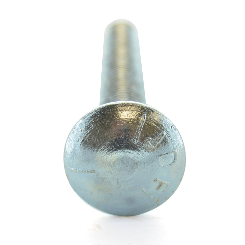 1/2-13 x 6 Inch Coarse Zinc Plated Grade 5 Round Head Carriage Bolt