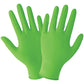 Global Glove Panther-Guard Bio-D Nitrile Powder-Free Industrial Green 6-Mil Wave Texture Disposable Gloves Small