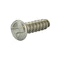 #6 x 1/2 Inch Stainless Steel One-Way Round Head Sheet Metal Screw
