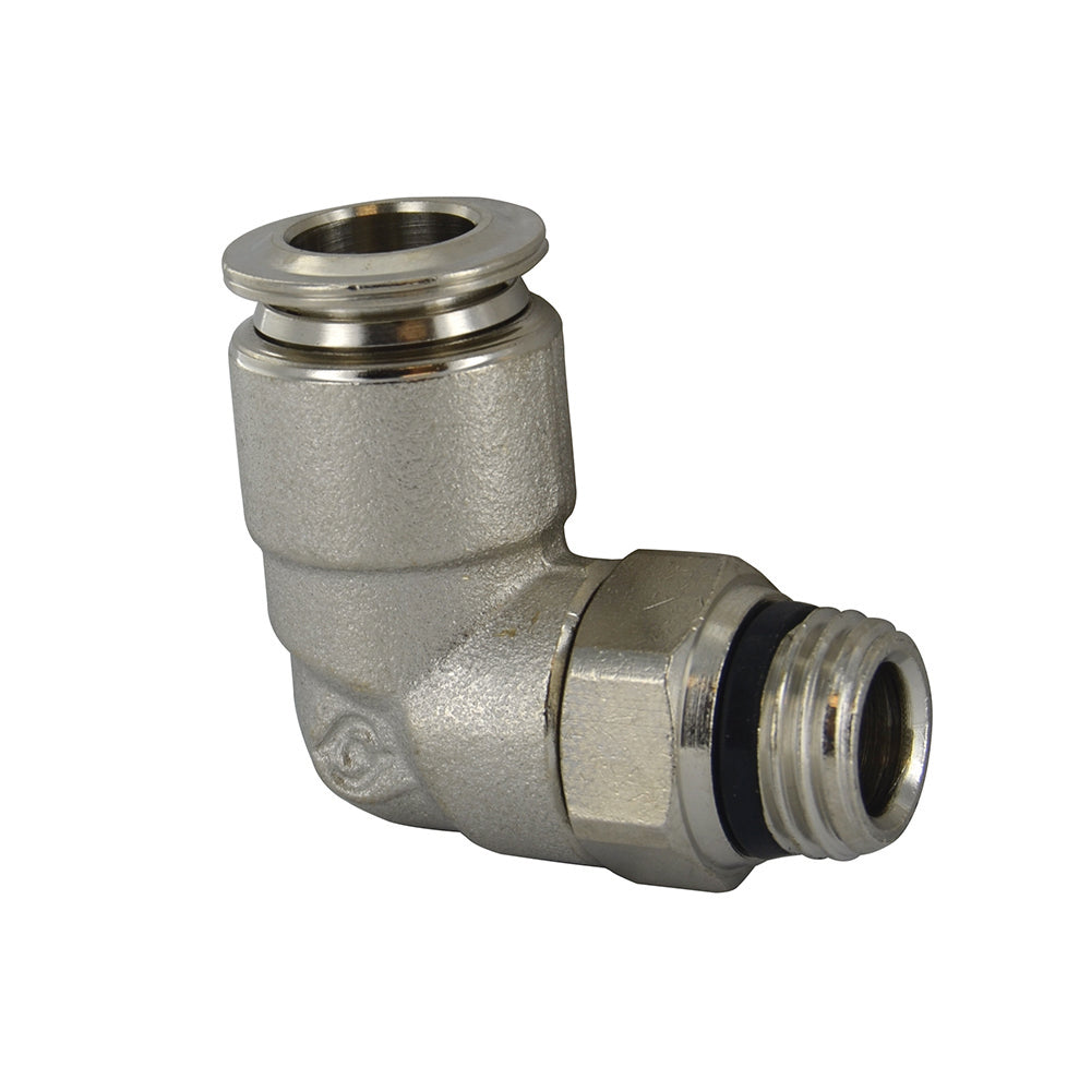 3/8 Inch Tube X 1/4 Inch Pipe Male Swivel Elbow - Universal Thread