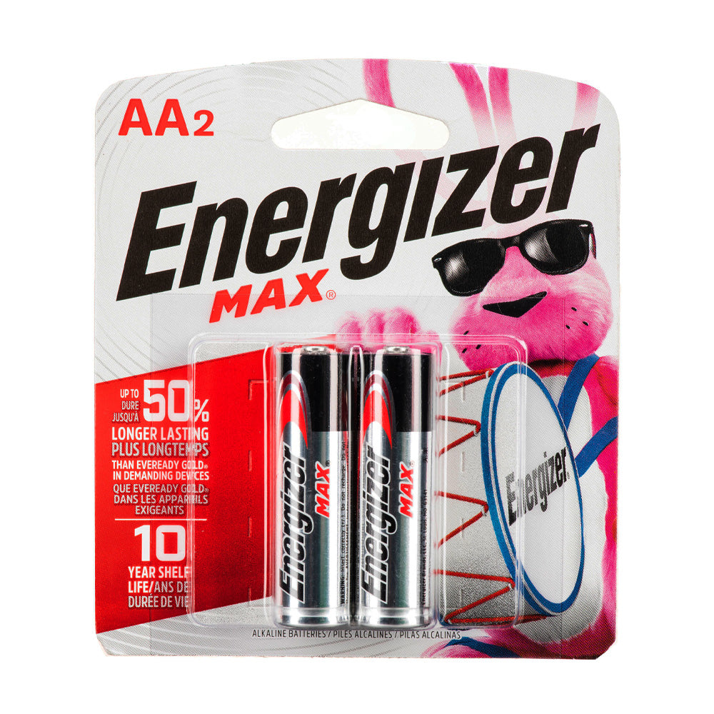 Energizer Aa Cell Alkaline Battery - 2 Per Pack