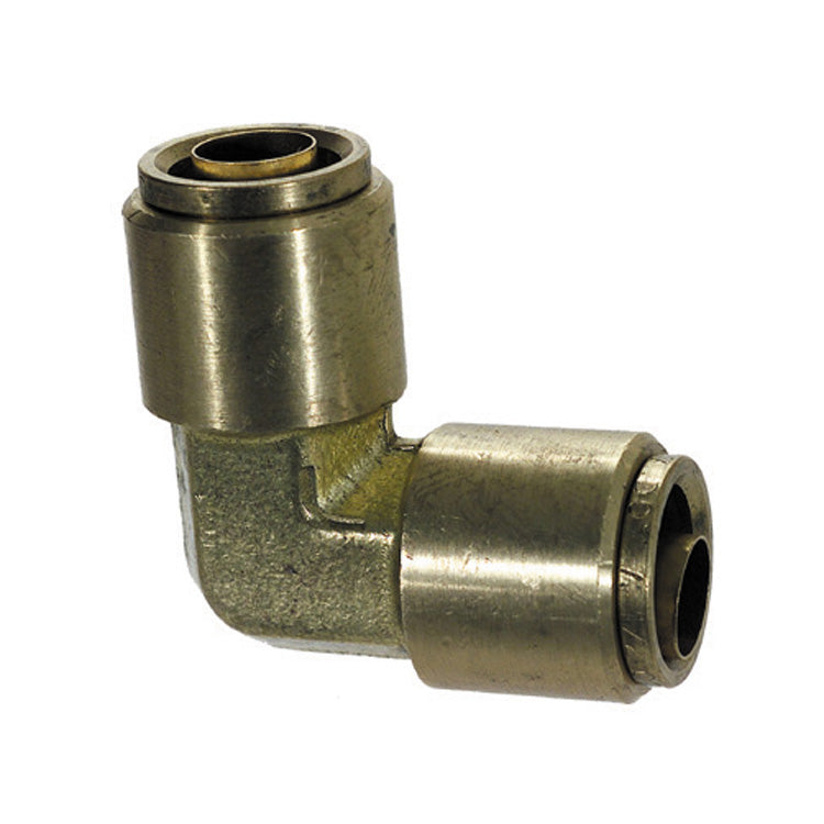 1/2 Inch Brass 90 Degree Union Elbow Push On Air Brake Connector