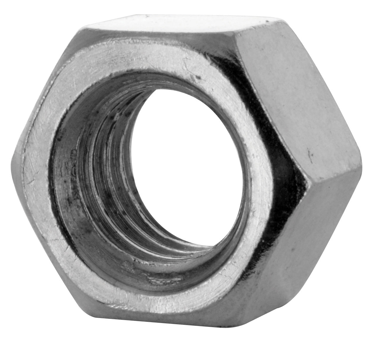 3/8-16 Coarse Zinc Grade A Left Handed Finished Hex Nut