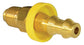 3/16 Inch X 1/4 Inch Barb Hose X Tube CA360 Brass Barb-Tite Male Inverted Swivel