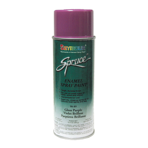 Seymour Economy Spruce Gloss Paint Aerosol Medium Purple / Magenta - 12 Oz Net Wt. - Aerosol