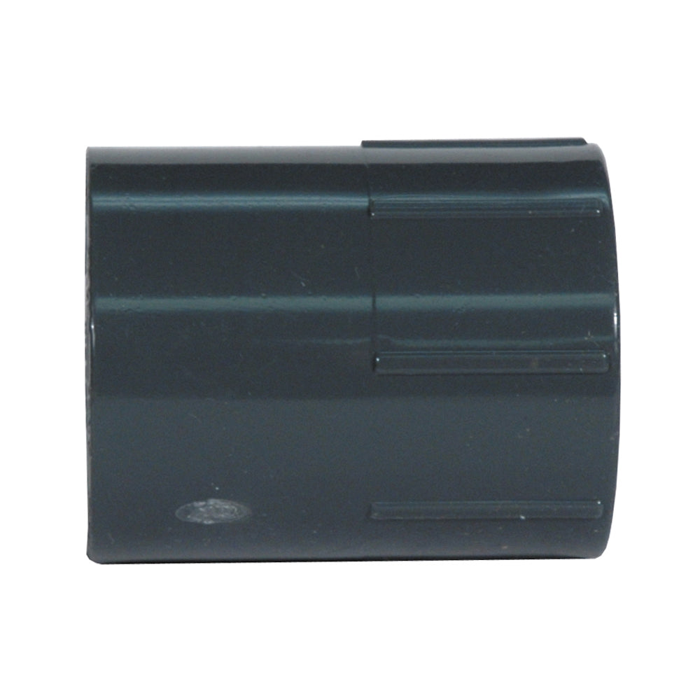 1 Inch Fipt x Socket Sch 80 Dark Gray Pvc Female Adapter