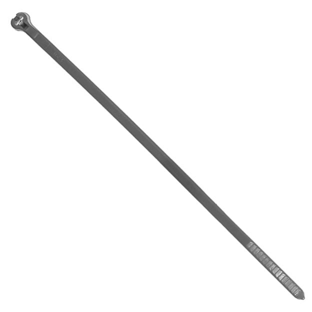 3-5/8 Inch 18 Lb Thomas And Betts Ty-Rap Colored Nylon 6/6 Cable Tie Gray