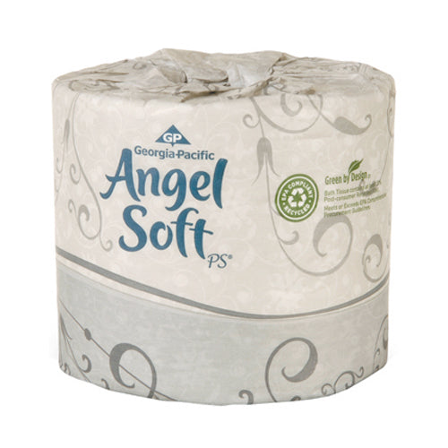 Angel Soft Ps 2-Ply Premium Embossed Bathroom Tissue 450 Sheets Per - 80 Per Case