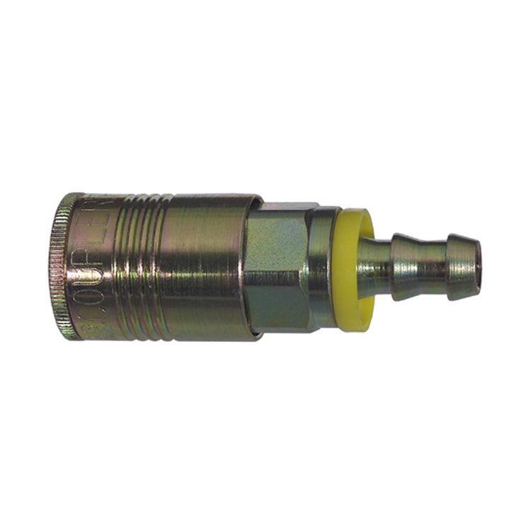 3/8 Inch Basic Size Push-On Type Tru-Flate / Parker Style Interchange Coupler 3/8 Inch Hose Barb