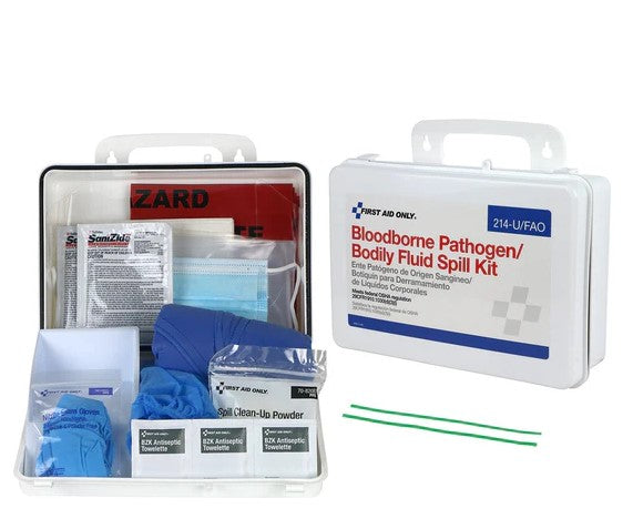24 Piece Bloodborne Pathogen Bodily Fluid Spill Kit