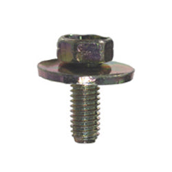 INDENTED HEX HEAD AUTOBODY BOLT WITH FREE SPINNING WASHER