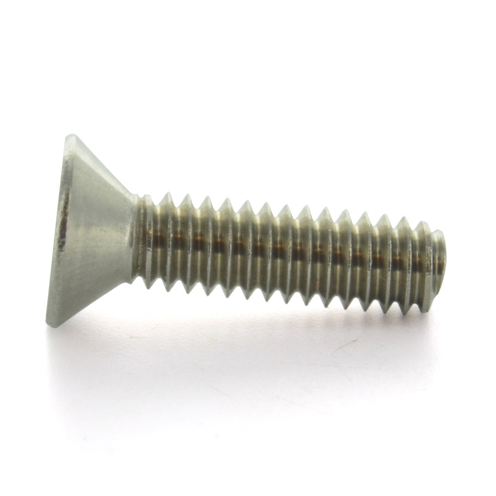 1/2-13 x 1 Inch Coarse Plain 18-8 (A2) Stainless Steel Flat Head Socket Cap Screw