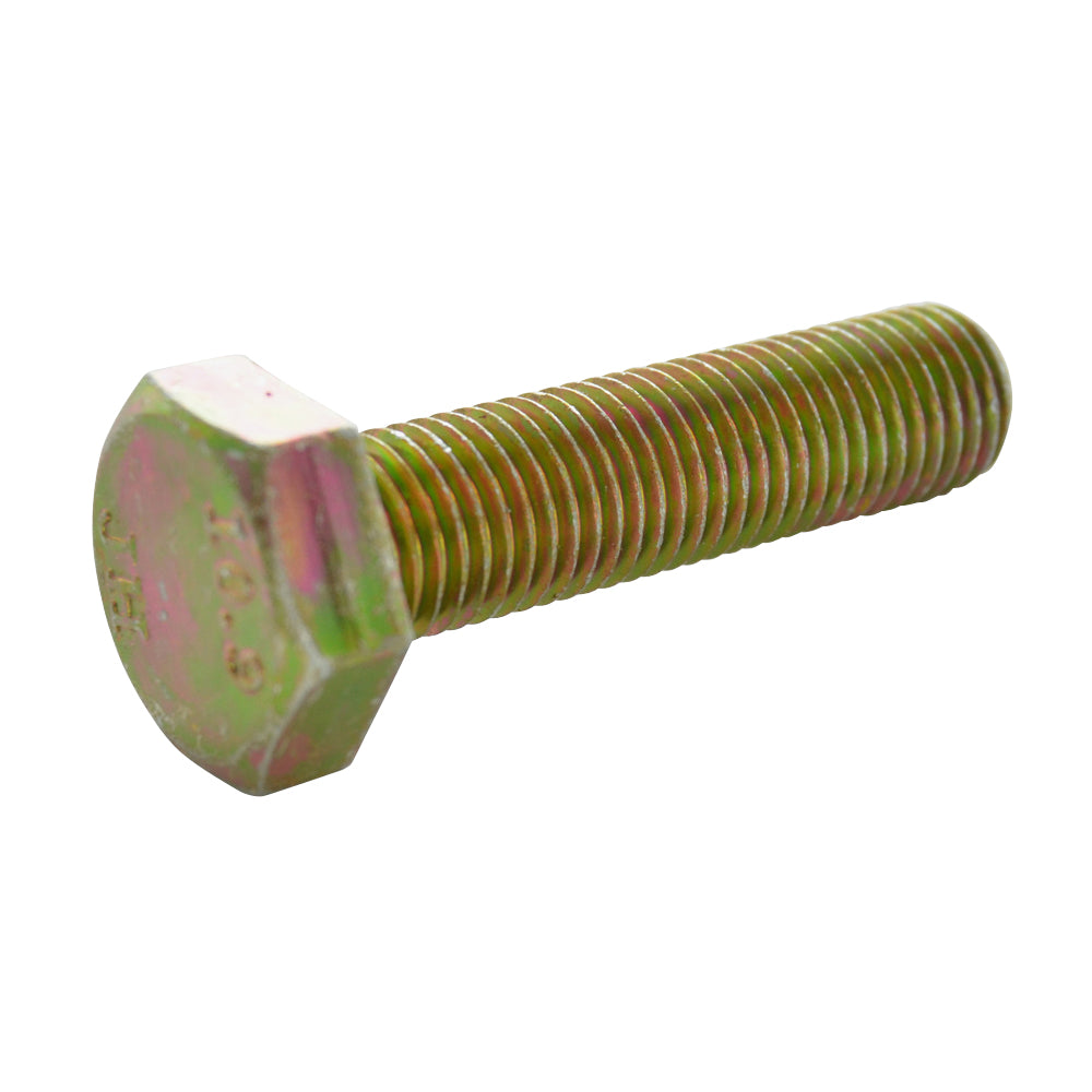 M14 x 1.5 x 25 Mm Fine Class 10.9 Yellow Zinc Steel Hex Head Cap Screw