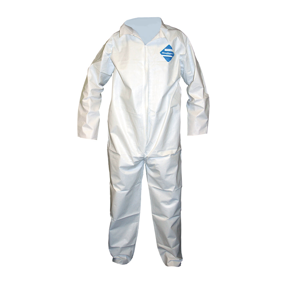 X-Large White Breathable Microporous Film Laminate A40 Liquid And Particle Protection Apparel