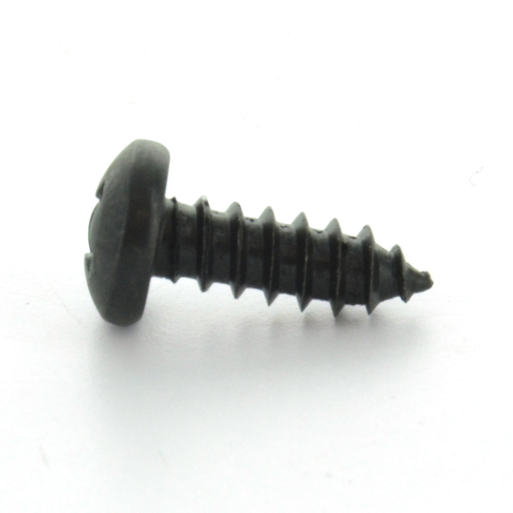 #12 x 1/2 Inch Black Oxide Alloy Steel Pan Head Type-Ab Self-Tapping Sheet Metal Screw