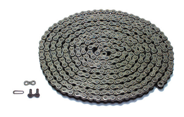 #35 x 10 Ft 3/8 Inch Pitch Single Strand Solid Roller Chain