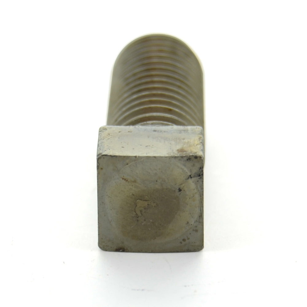 1/2-13 x 4-1/2 Inch Coarse Plain Case Hardened Steel Cup Point Square Head Set Screw