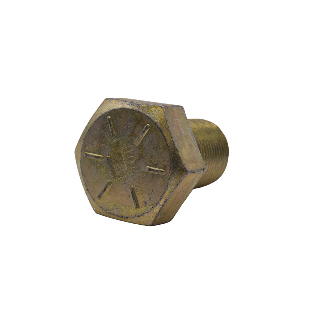 9/16-18 x 1-1/2 Inch Fine Grade 8 Yellow Zinc Steel Hex Head Cap Screw Usa