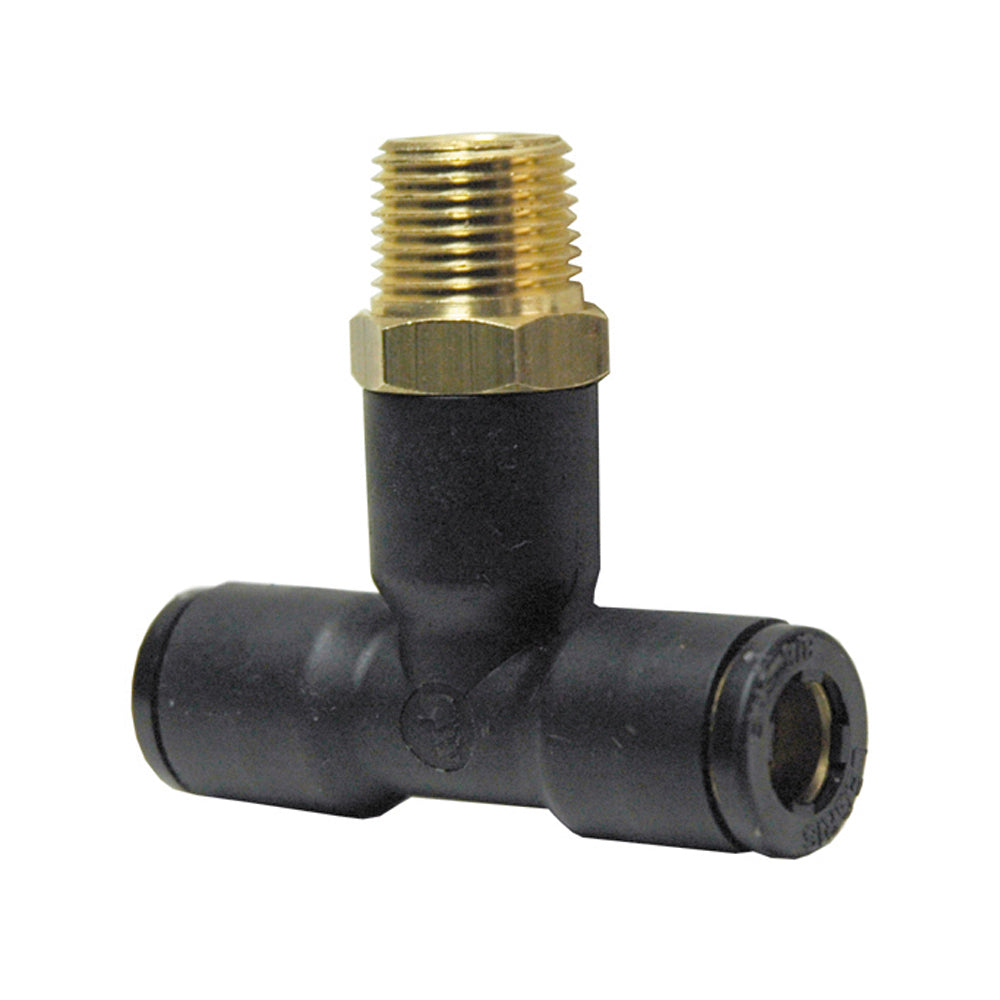 3/16 Inch X 1/8 Inch Composite/Brass Push-To-Connect D.O.T. Branch Tee Male