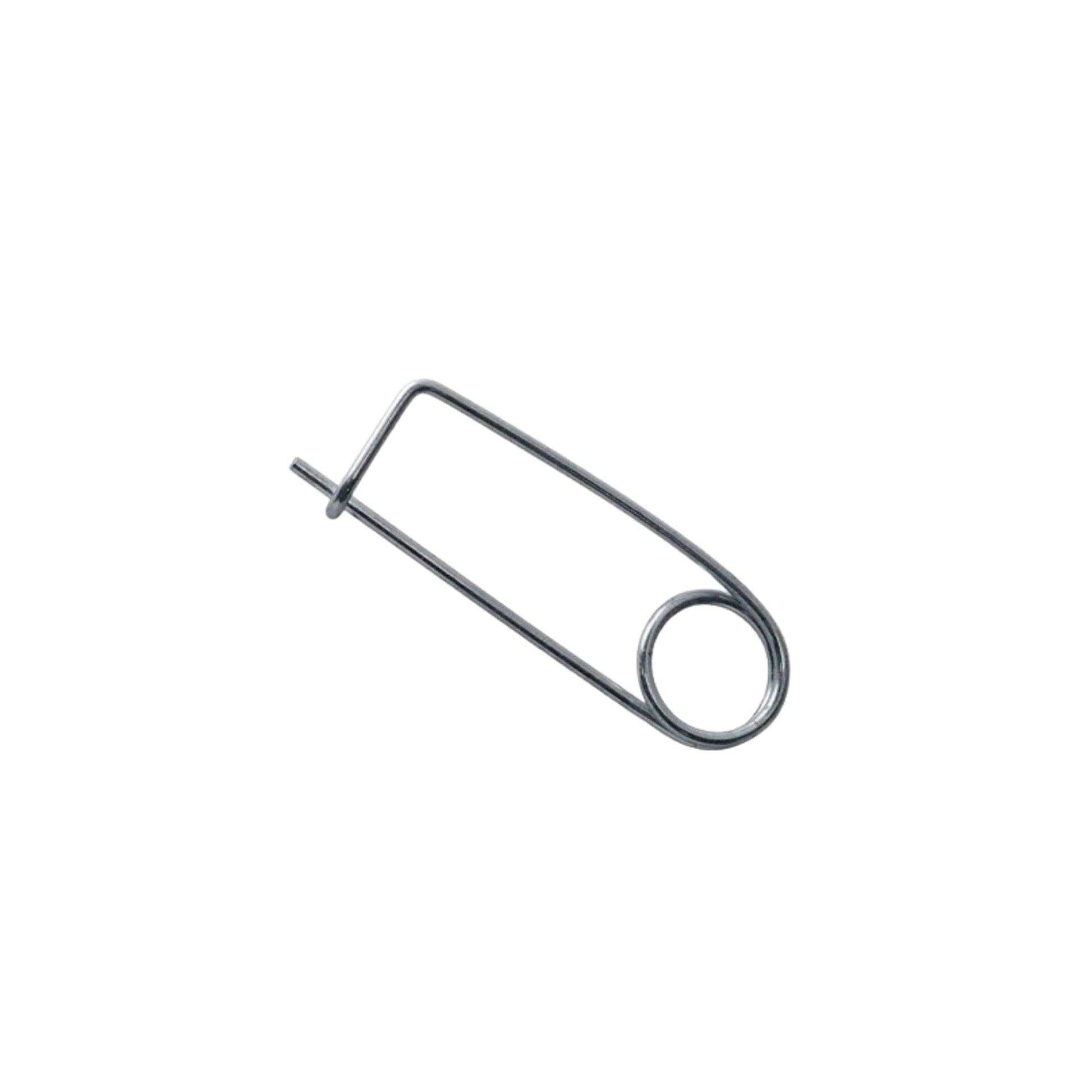 0.091X1.688X.625X2.75 Inch Zinc Clear Hard Drawn Spring Wire Safety Pin