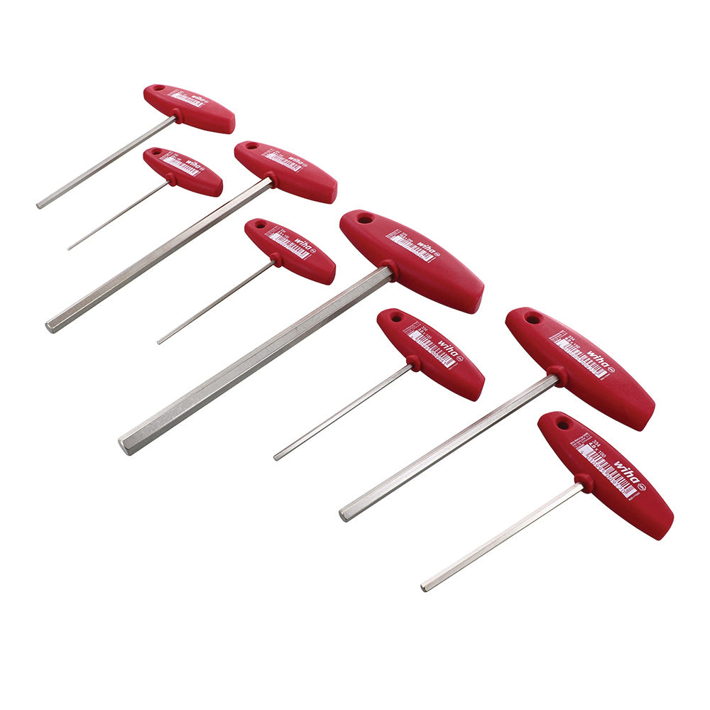 8 Piece Classic Grip Hex Metric T-Handle Set