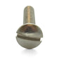 #8-32 x 2 Inch Coarse Plain 18-8 (A2) Stainless Steel Slotted Drive Oval Countersunk Head Machine Screw