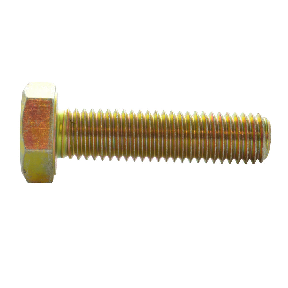 M16 x 2 x 40 mm Coarse Class 8.8 Yellow Zinc Steel Hex Head Cap Screw